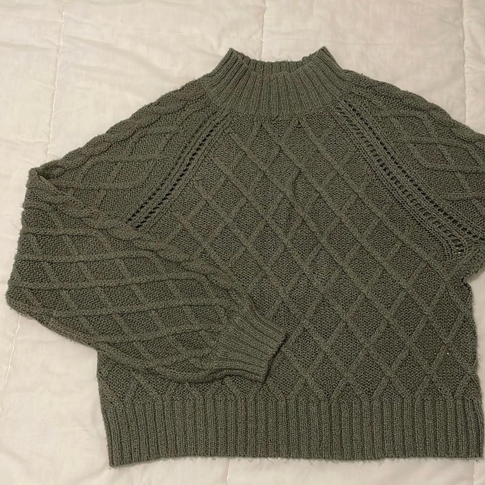 American Eagle Mock Neck Sweater